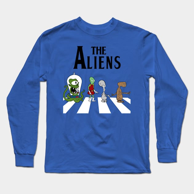 The Aliens Long Sleeve T-Shirt by Titius